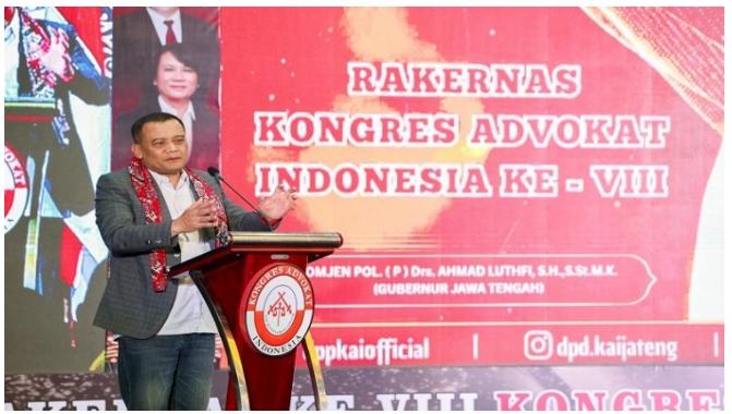 Martabat Advokat Dijaga, Soliditas Ditegaskan, Rakernas KAI VIII di Semarang